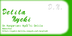 delila nyeki business card